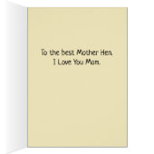 おもしろいマザーヘンアドバイスマザーズデイ (内側 (右))