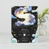 おもしろいマジカル宇宙誕生日 招待状 (スタンド正面)