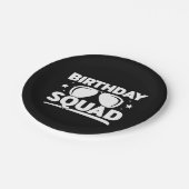 おもしろいマックールティンググループパーティークルー誕生日分隊 ペーパープレート (アングル)