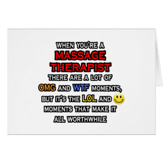 おもしろいマッサージセラピスト...OMG WTFロール