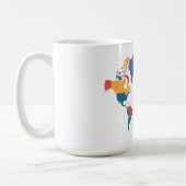 おもしろいマップ コーヒーマグカップ (左)