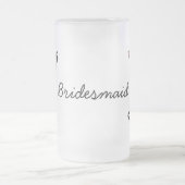 おもしろいマティーニホットピンク フロストグラスビールジョッキ (中央)