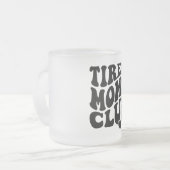 おもしろいママ引用文 フロストグラスマグカップ (正面左)