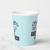 おもしろいマラソンランナー26マイル385ヤード紙カップ 紙コップ (右)