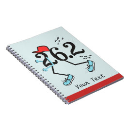おもしろいマラソンランナー26.2 – ランナーへの贈り物 ノートブック