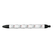 おもしろいマラソンランナー26.2 -ランニングをテーマにしたペン 黒ボールペン (正面)