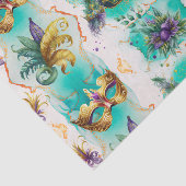 おもしろいマルディグラスマスク 薄葉紙 (詳細)