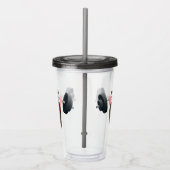 おもしろいマンガイラストレーション アクリルタンブラー (右)