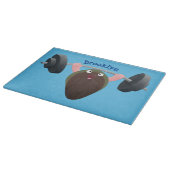 おもしろいマンガイラストレーション カッティングボード (角)