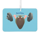 おもしろいマンガイラストレーション カーエアーフレッシュナー (裏面)