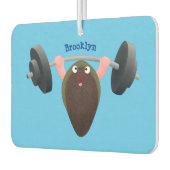 おもしろいマンガイラストレーション カーエアーフレッシュナー (左)