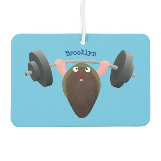 おもしろいマンガイラストレーション カーエアーフレッシュナー (正面)