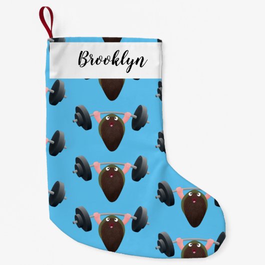 おもしろいマンガイラストレーション スモールクリスマスストッキング (正面)