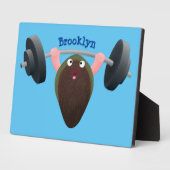 おもしろいマンガイラストレーション フォトプラーク (側面)