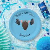 おもしろいマンガイラストレーション ペーパープレート (パーティー)