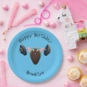 おもしろいマンガイラストレーション ペーパープレート (パーティー)