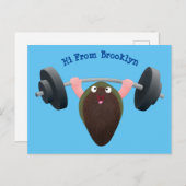 おもしろいマンガイラストレーション ポストカード (正面/裏面)