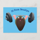 おもしろいマンガイラストレーション ポストカード (正面)