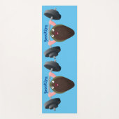 おもしろいマンガイラストレーション ヨガマット (正面)