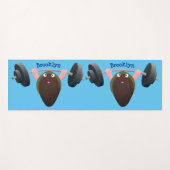 おもしろいマンガイラストレーション ヨガマット (正面(横))