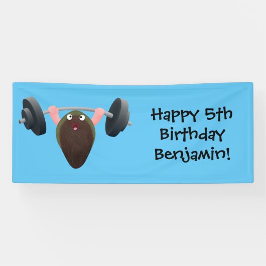 おもしろいマンガイラストレーション 横断幕 (横)