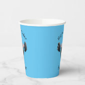 おもしろいマンガイラストレーション 紙コップ (左)