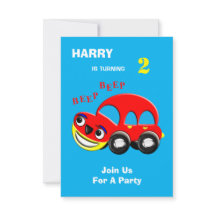 おもしろいマンガカーをテーマにした誕生日