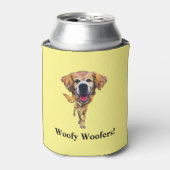 おもしろいマンガゴールデンレトリバークーラーボックス 缶クーラー (缶正面)