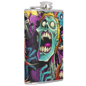 おもしろいマンガゾンビ フラスク (右)