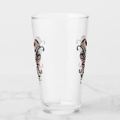 おもしろいマンガバットフライ動物愛らしい子供 タンブラーグラス (右)