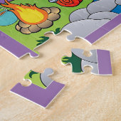 おもしろいマンガーンキャンピング ジグソーパズル (側面)