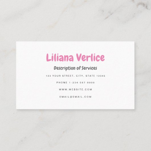 おもしろいマンガ犬のウォーカーペットシッターの名刺 名刺 (裏面)