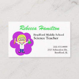 おもしろいマンガ科学先生の名刺 名刺