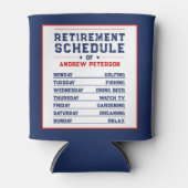 おもしろいマンモダンブルーホワイト除・売却スケジュール計画 缶クーラー (正面)