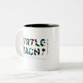 おもしろいマートルビーチ、SCグラフィックカッコいい ツートーンマグカップ (正面左)