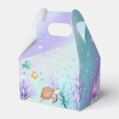 おもしろいマーメイド誕生日V1 ID1142紙カップ フェイバーボックス (裏面サイド)