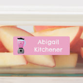 おもしろいミキサーの台所用品の漫画パーソナライズされた ラベル (貼付)