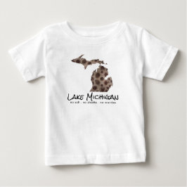 おもしろいミシガン湖素晴らし州州の尖頭岩 ベビーTシャツ