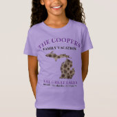 おもしろいミシガン湖素晴らし州州の尖頭岩 Tシャツ (正面)