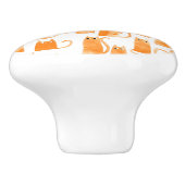 おもしろいミジンジャーキャット セラミックノブ (側面)