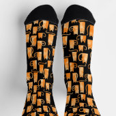 おもしろいミジンジャーキャット ソックス (上部)