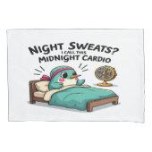 おもしろいミッドナイトカーディオ枕ローケース 枕カバー (正面左)