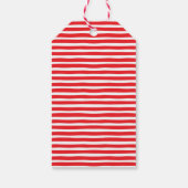 おもしろいミニマルかわいい小妖精や小人レッグとサンタハット ギフトタグ (裏面)