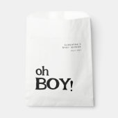 おもしろいミニマルオ男の子のシャワー フェイバーバッグ (正面)