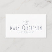 おもしろいミニマル写真家の名刺 名刺 (正面)