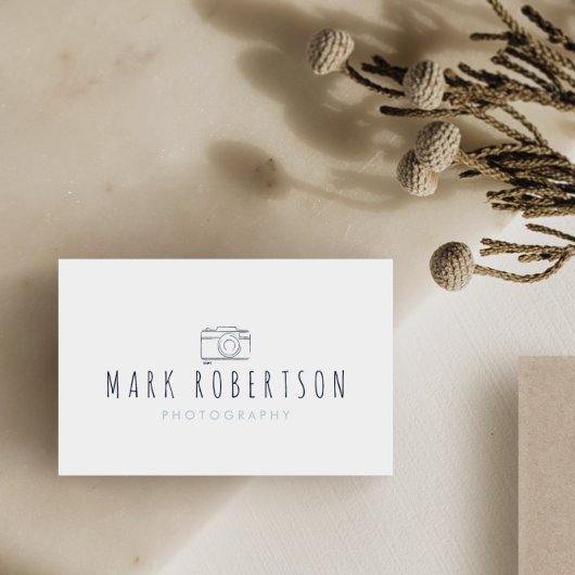 おもしろいミニマル写真家の名刺 名刺