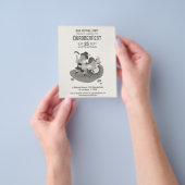 おもしろいミュージシャンバイエルン招待状へオクトーバーフェスト チラシ (手)