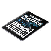 おもしろいミュージシャン鍵盤ピアノ演奏装置 ノートブック (左側)