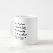 おもしろいミラーマグカップ コーヒーマグカップ (正面左)