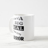 おもしろいミラーマグミラー面白いユーモア コーヒーマグカップ (正面左)